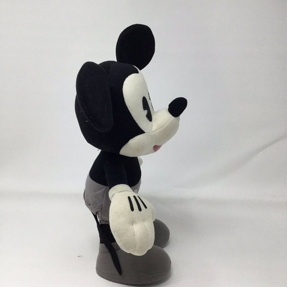 Mickey Mouse Fantasy Amuse SEGA 1999 Japan Disney Posable Plush Gray 12" - Picture 2 of 12